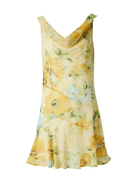 TOPSHOP Rochie de cocktail deschis / galben / galben deschis / verde deschis albastru