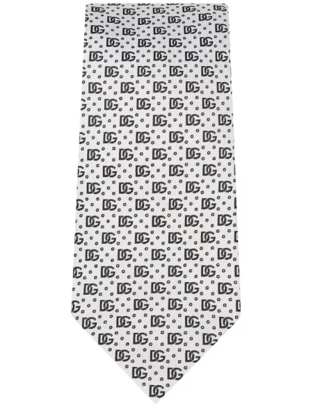 Cravată Dolce & Gabbana de mătase gri