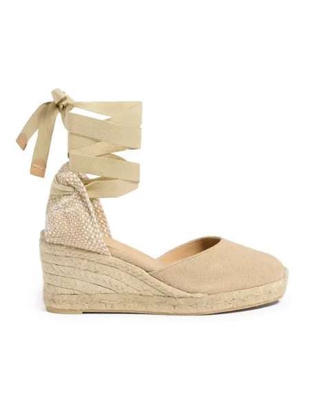 Espadryle Castañer beżowe