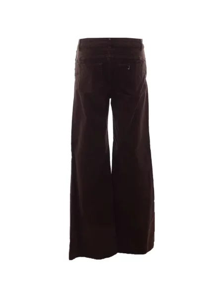 Pantaloni Liu Jo de catifea maro