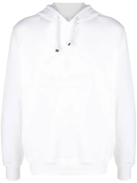 Hanorac cu glugă Brunello Cucinelli cu broderie