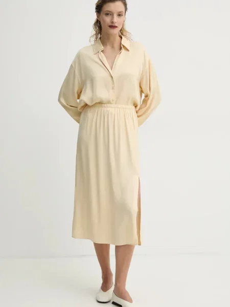 American Vintage spódnica beżowa