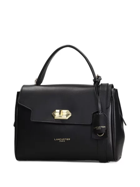 Geantă shopper Lancaster din piele negru