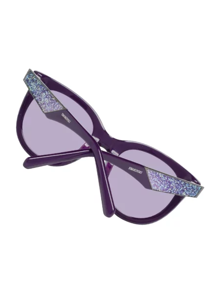 Okulary przeciwsłoneczne Swarovski fioletowe