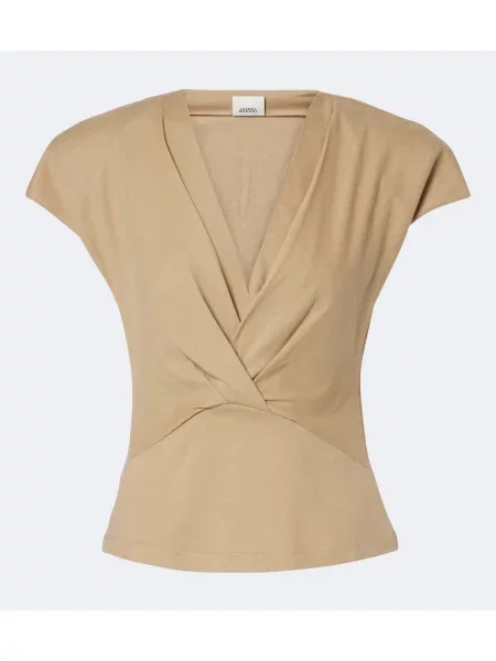 Top Isabel Marant din jerseu verde