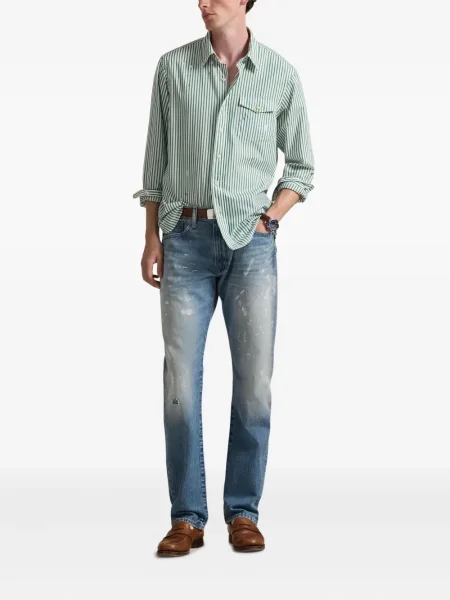 Șapcă Polo Ralph Lauren cu model herringbone din țesătură twill cu imagine albastru