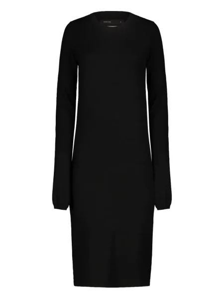 Rochie maxi Frenckenberger din cașmir lungă de costum negru