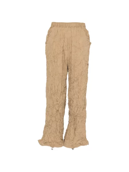 Hlače Gongdid Design smeđa