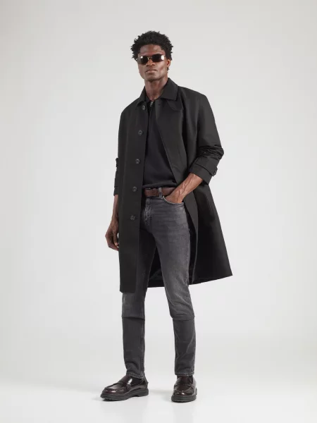 HUGO Džínsy denim sivý