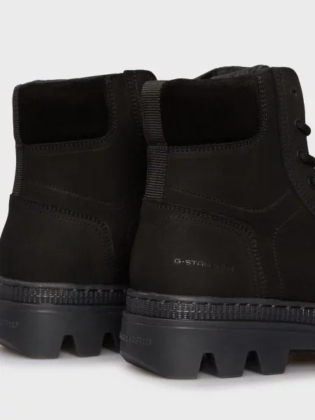 Шкіряні черевики G-star Raw чорні