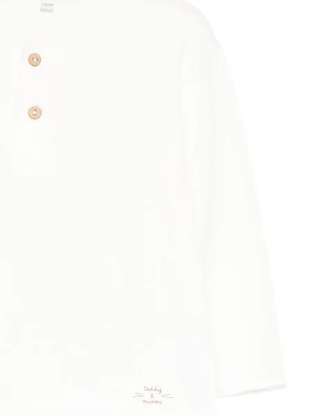 Sweter dziecięcy Teddy & Minou biały