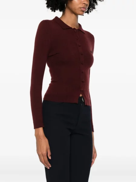 Cardigan Shushu/tong tricotate roșu