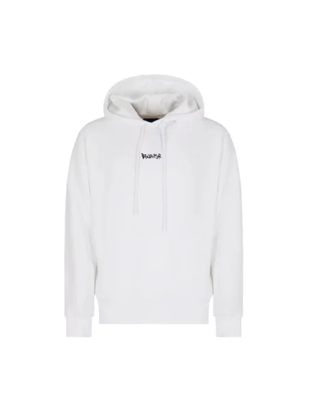 Bluza z kapturem Disclaimer z kapturem biała