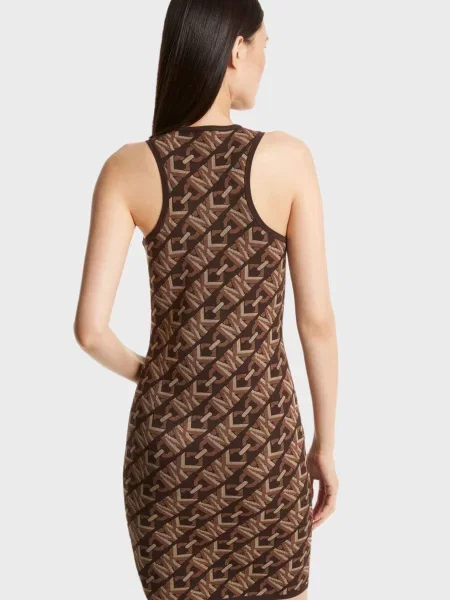 Сукня Michael Kors в горошок коричнева