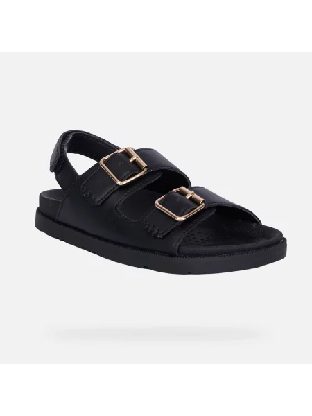 Sandale Geox J Sandal Foammentera D negru