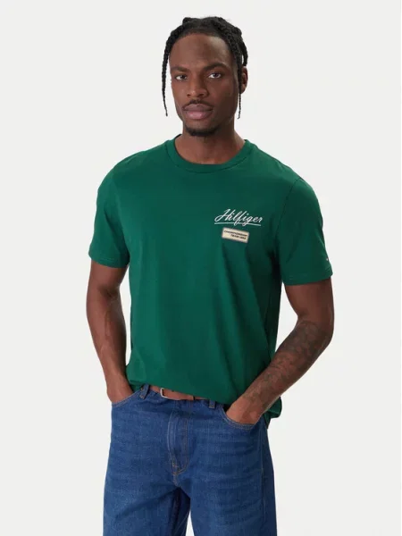 Tommy Hilfiger T-Shirt Modern Ath Graphic zielony