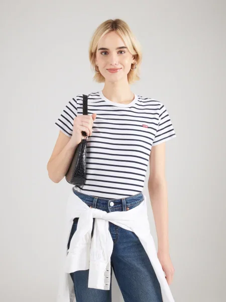 LEVI'S ® Tricou bleumarin alb