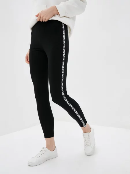 Роза Легінси спортивні чорний
