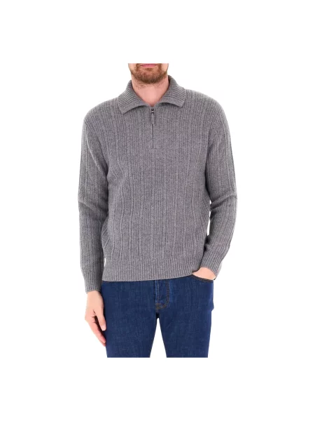 Sweter Ballantyne szary