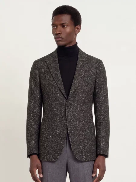Tagliatore Sako Slim Fit tmavě šedá