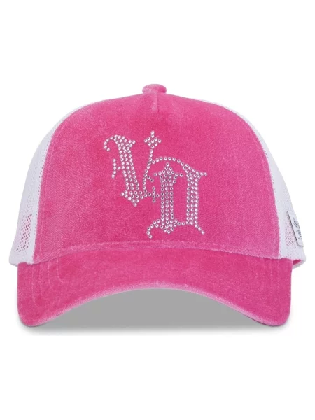 Von Dutch Kšiltovka Gorra von dutch rosa royalp diamond logo trucker cap fuchsiová