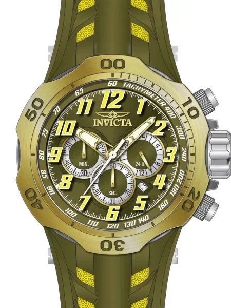 Часовник Invicta зелено