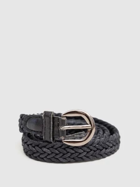 Ремень Ager с ремешками черный