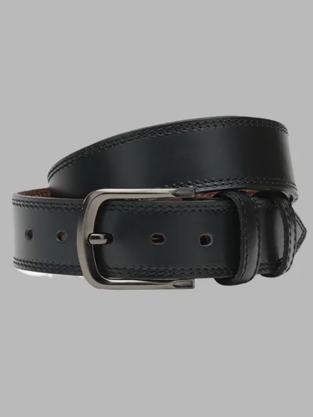 Кожаный ремень Borsa Leather черный