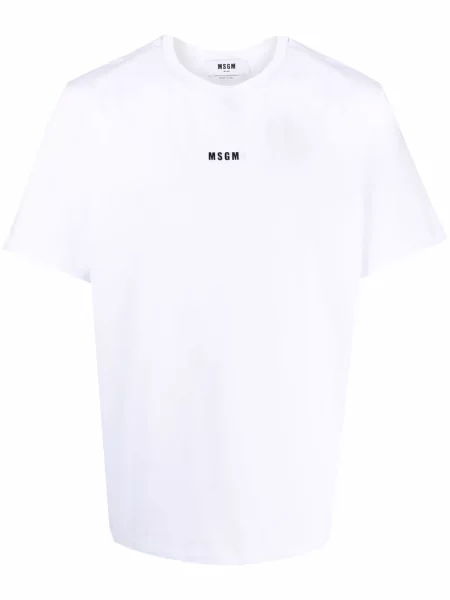 Tričko Msgm s potiskem bílé