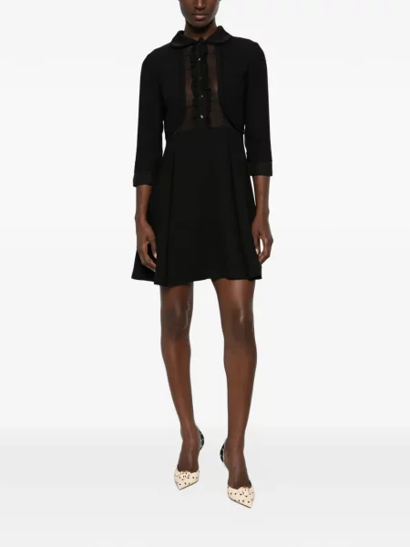 Rochie mini Vivetta cu volane negru