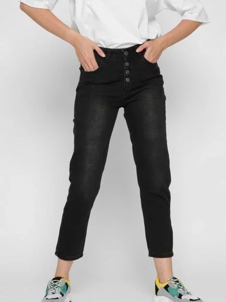 CARICA ­ Джинсы мом чорні