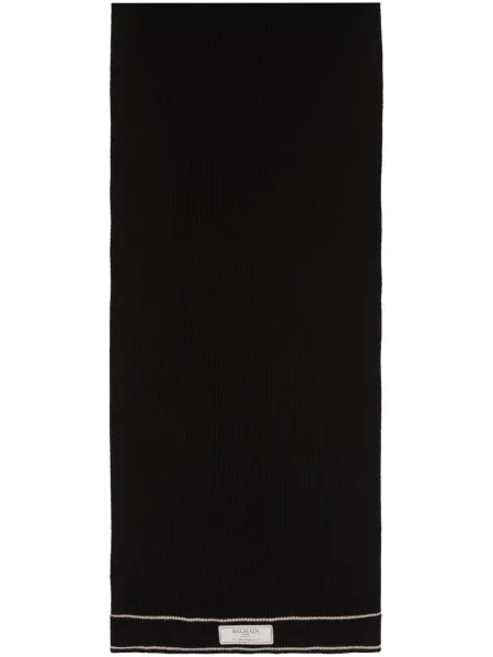Vuneni šal Balmain crna