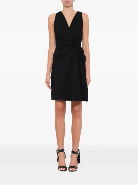 Rochie mini Lanvin cu decolteu în V negru