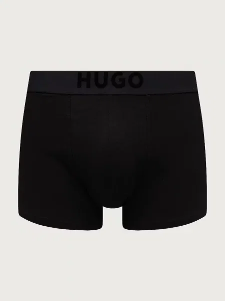 Obcisłe bokserki z paskiem z logo Hugo czerwone