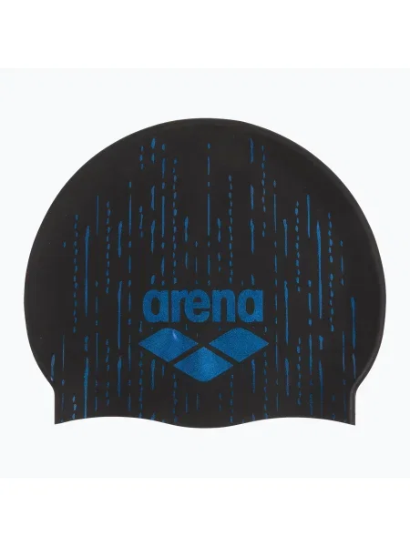 Plavecká čepice Arena Shine black/blue černý