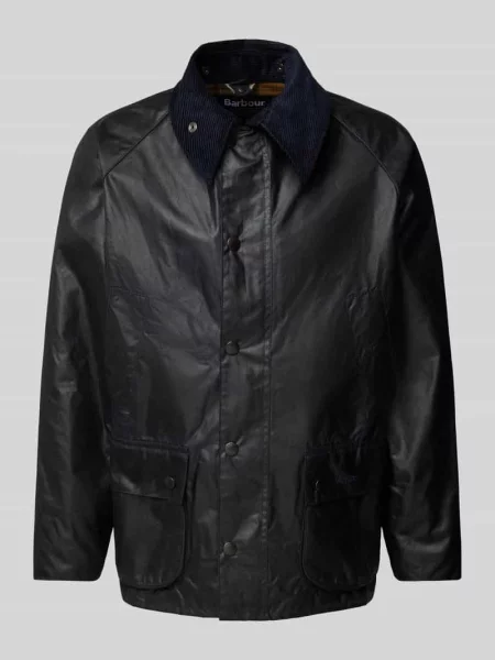 Kurtka z z patką model ‘BEDALE’ Barbour granatowa