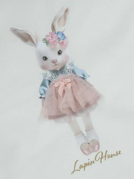 Koszulka dziecięca Lapin House biała