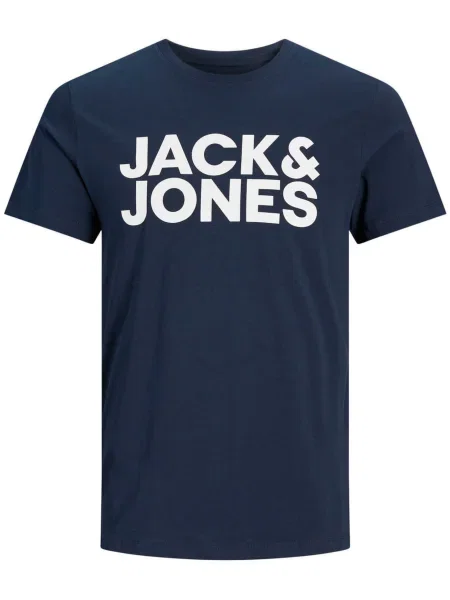 JACK & JONES Majica mornarska / off-bela bela