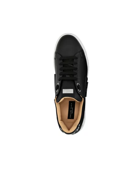 Sneakersy Philipp Plein skórzane czarne