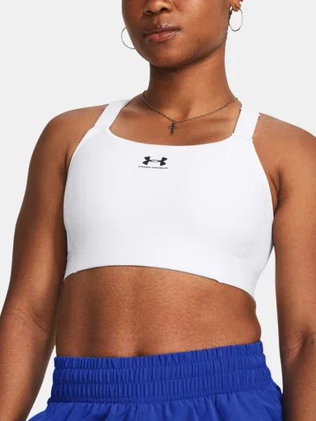 Olcsóbban. Under Armour HG Armour High fehér/sugárszürke fitness melltartó. Méret: XL fehér