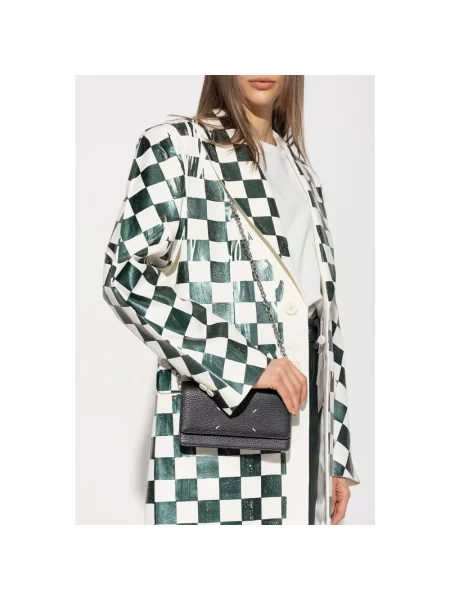 Długa torebka Maison Margiela elegancka czarna