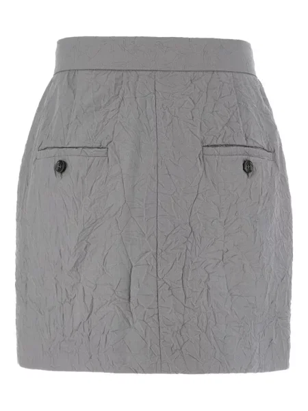 Fusta mini Max Mara de lână gri