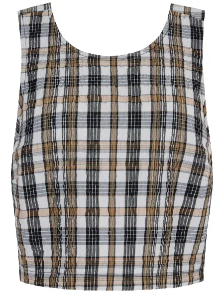 Aligne Top Ebbanie crem maro negru