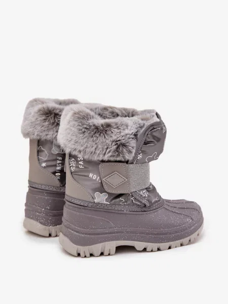 Cizme de zăpadă copii Lee Cooper alb
