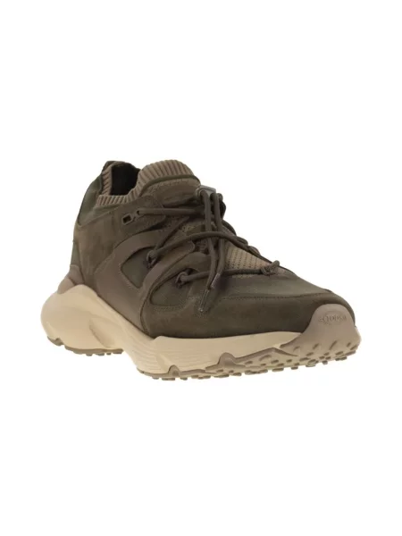 Sneakersy Tod's skórzane zielone