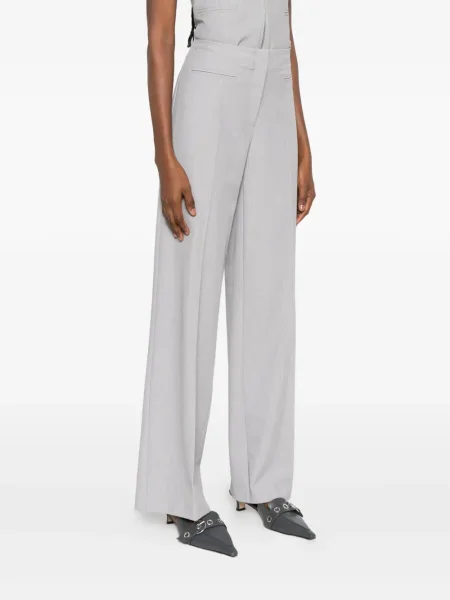 Pantaloni Patrizia Pepe plisate gri