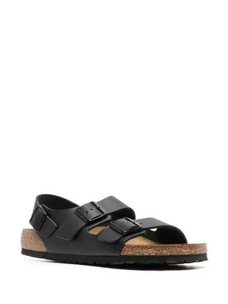 Sandalai Birkenstock su sagtimis slingback juoda