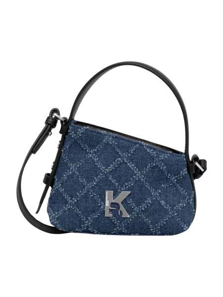 Karl Lagerfeld Jeans torebka crossbody jeansowa niebieska