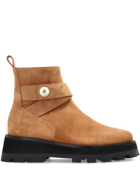 Боти Jimmy Choo на платформе с катарама кафяво