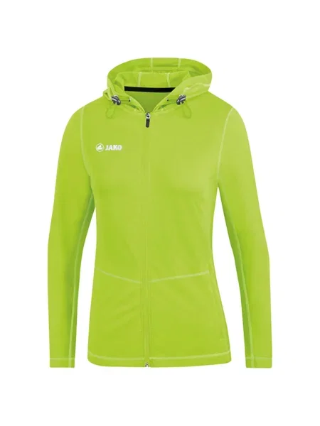JAKO Športna jakna neonsko zelena bela